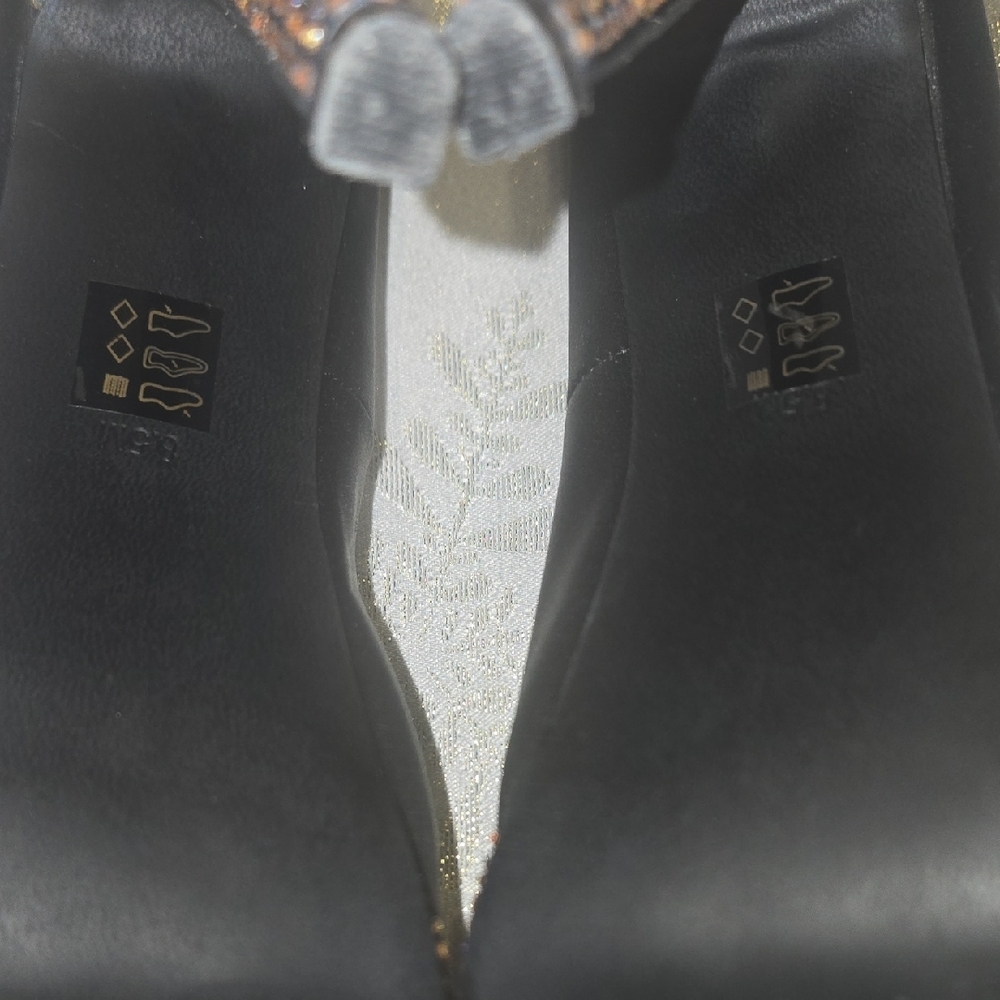 Steve Madden Black Satin Heels with Rhinestone Details - Picture 7 of 8